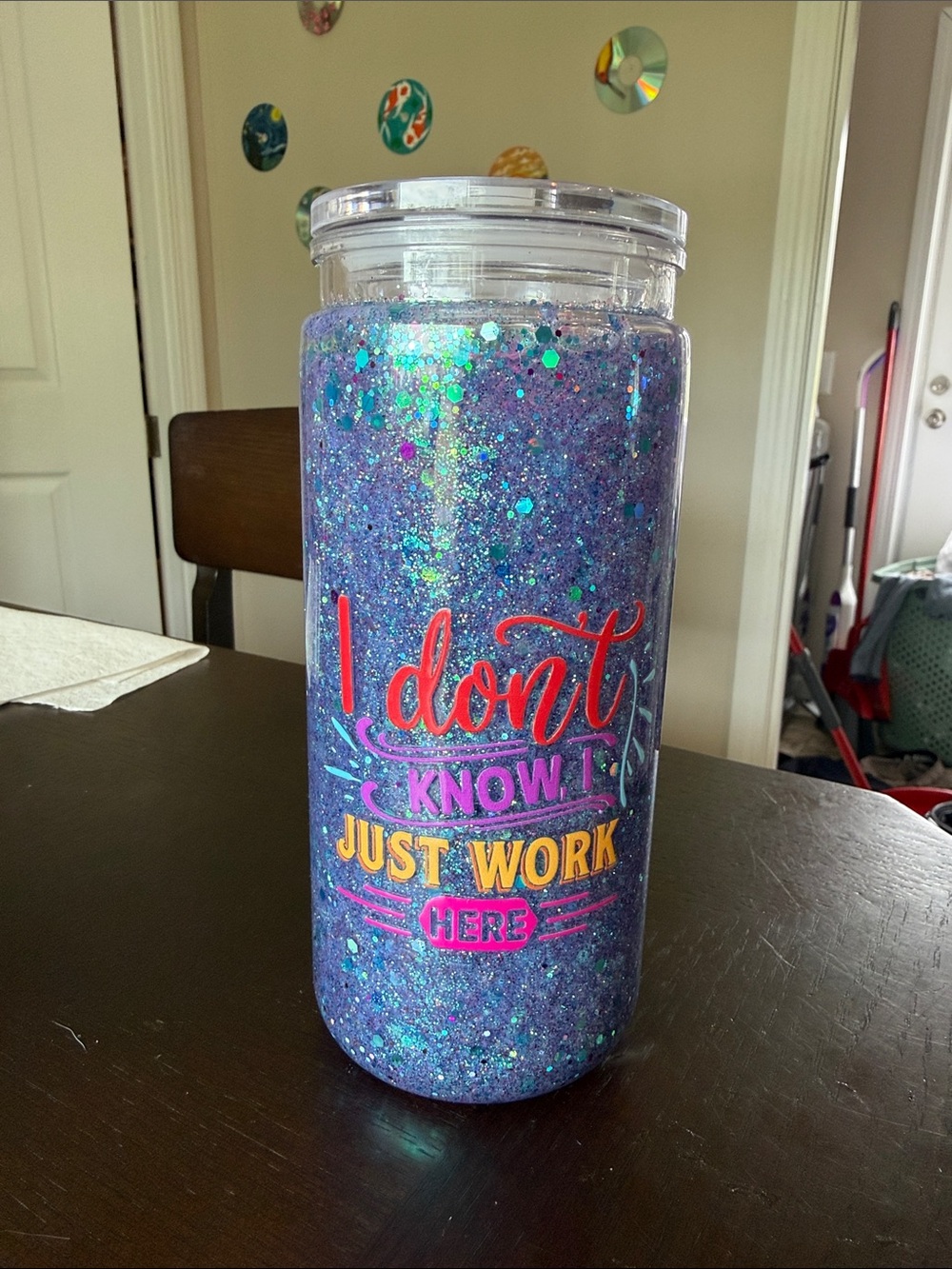 Glitter tumbler